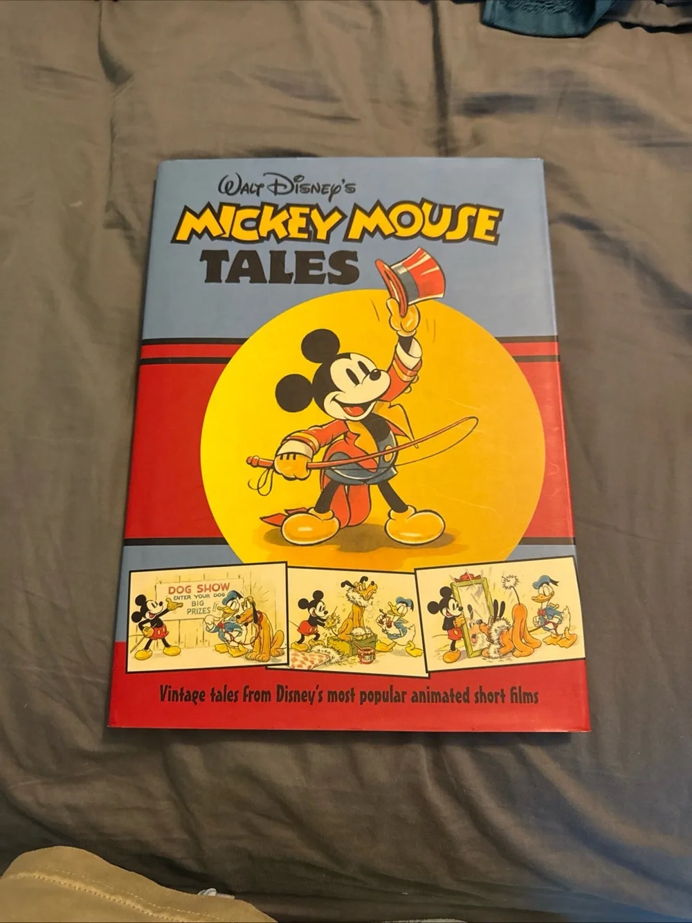 Disney Mickey Mouse Tales Book - Blue, Red, Yellow Cover